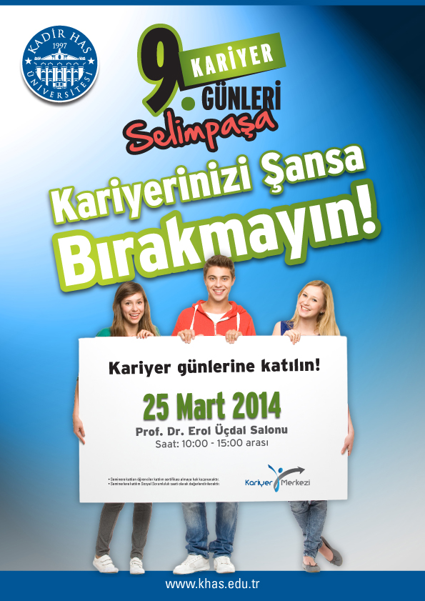 Kariyer Günleri 25 Mart 2014 Salı günü Selimpaşa Kampüsümüzde