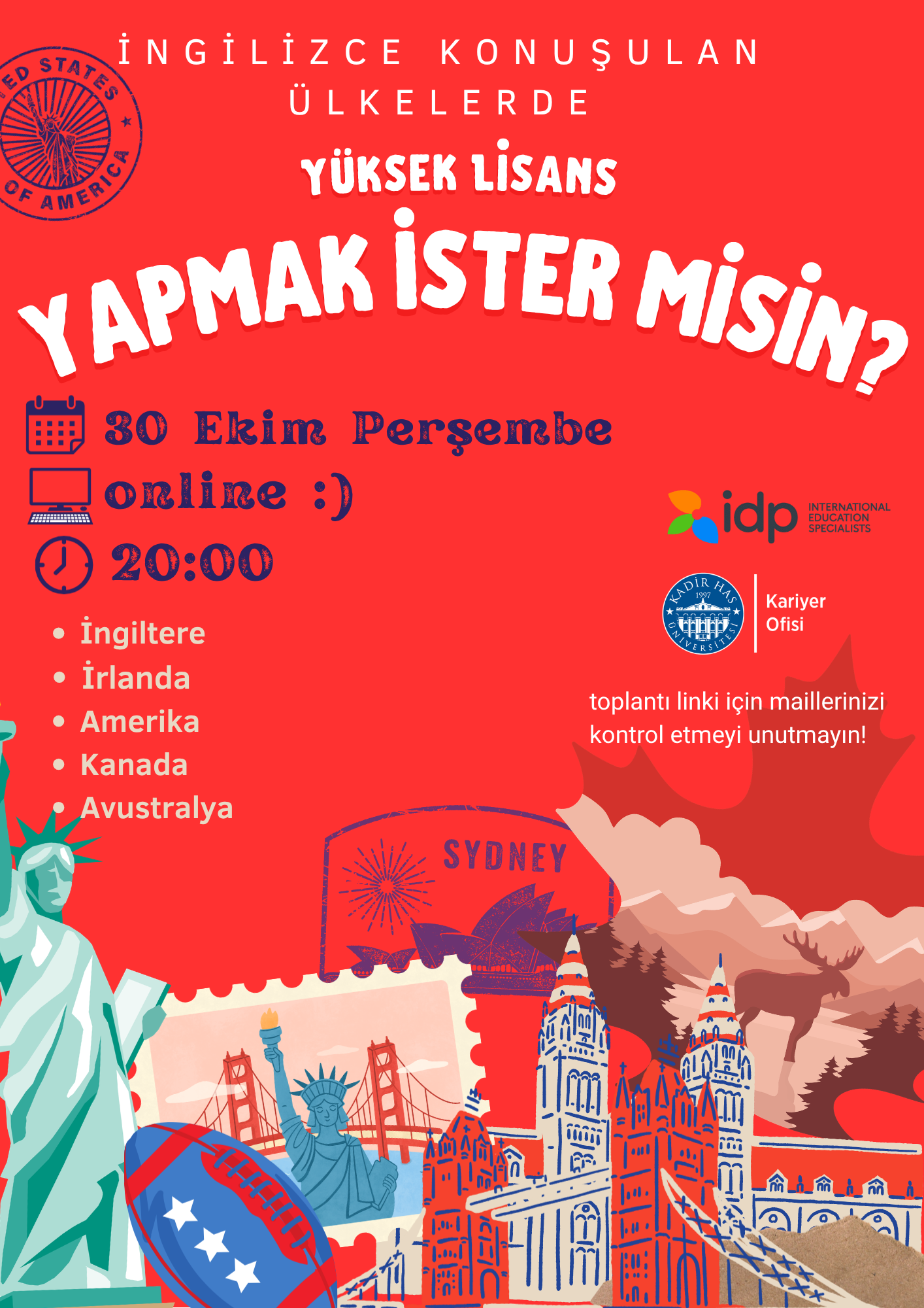 İngilizce Konuşulan Ülkelerde Yüksek Lisans